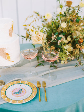 Taupe Gauze Table Runner