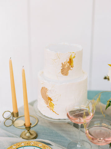 Taupe Gauze Table Runner