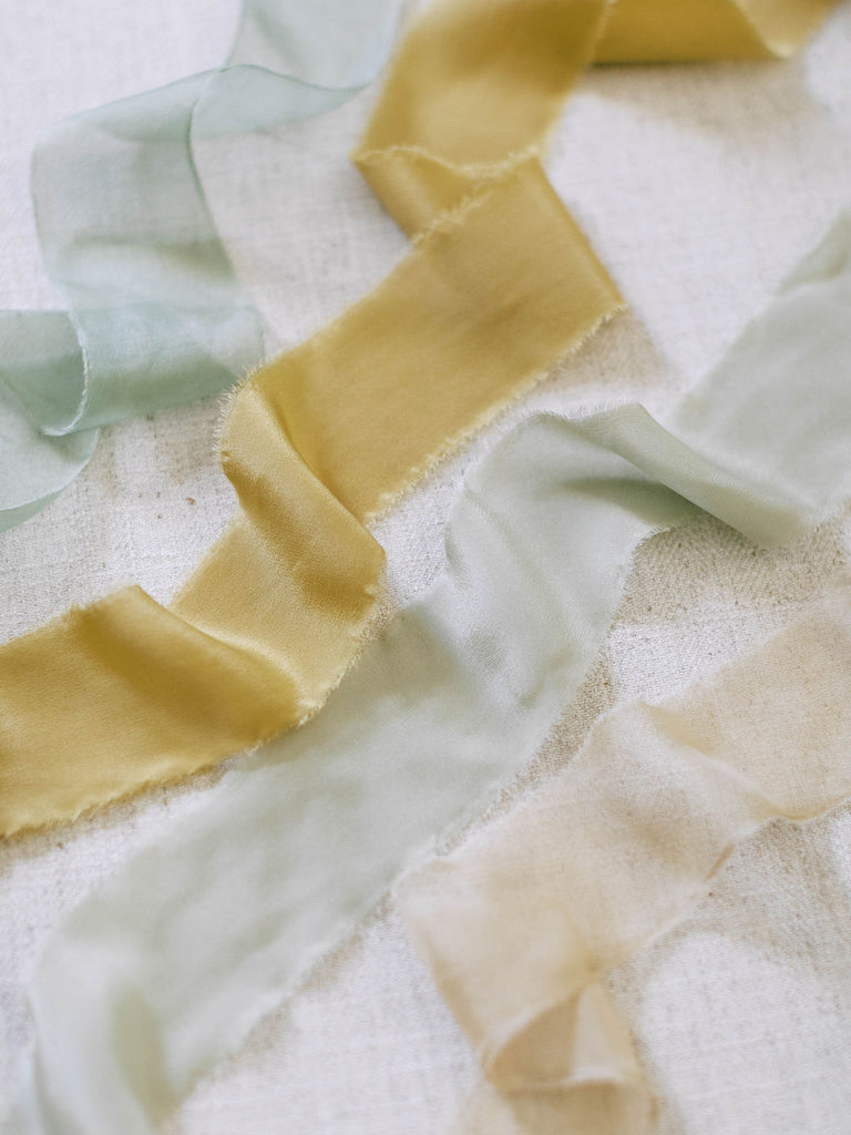 Chartreuse Silk Ribbon | Silk Ribbon