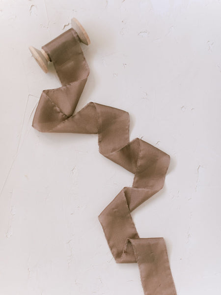 Walnut Silk Ribbon | Silk Ribbon