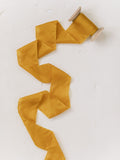 Golden Mustard Silk Ribbon | Silk Ribbon