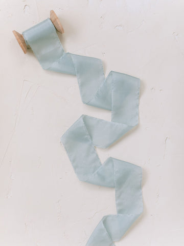 Sky Blue Silk Ribbon | Silk Ribbon