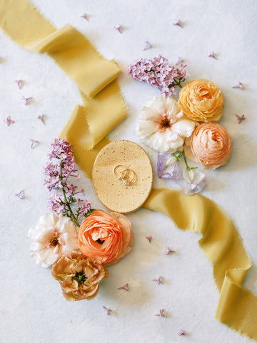 Yellow Silk Ribbon | Silk Ribbon