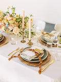 Gold Silk Velvet Ribbon