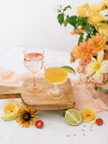 Peach Silk Chiffon Table Runner | Silk Chiffon Table Runner