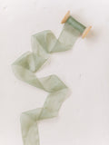 Olivier Green Silk Ribbon | Silk Ribbon