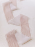 Pale Blush Silk Velvet Ribbon | Silk Velvet Ribbon