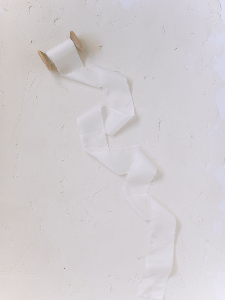 White Silk Ribbon | Silk Ribbon