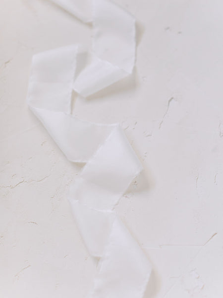 White Silk Ribbon | Silk Ribbon
