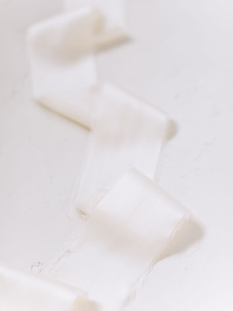 Ivory Silk Ribbon | Silk Ribbon