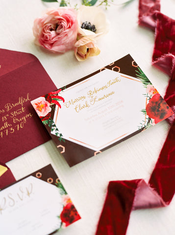 Pomegranate Silk Velvet Ribbon | Silk Velvet Ribbon