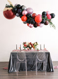 Dark Gray Linen TableCloth - Partycrushstudio