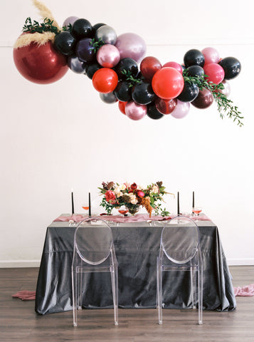 Dark Gray Linen TableCloth - Partycrushstudio