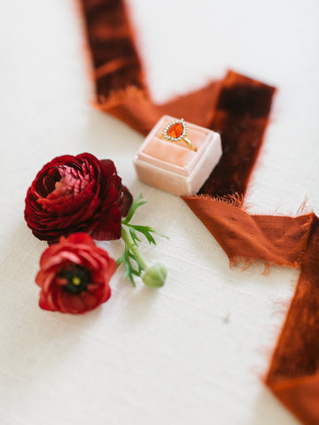 Silk Velvet Ribbon | Hand Dyed Silk Velvet Ribbon