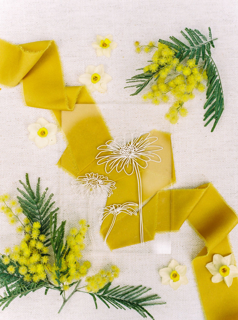 Lemon Silk Ribbon | Silk Ribbon