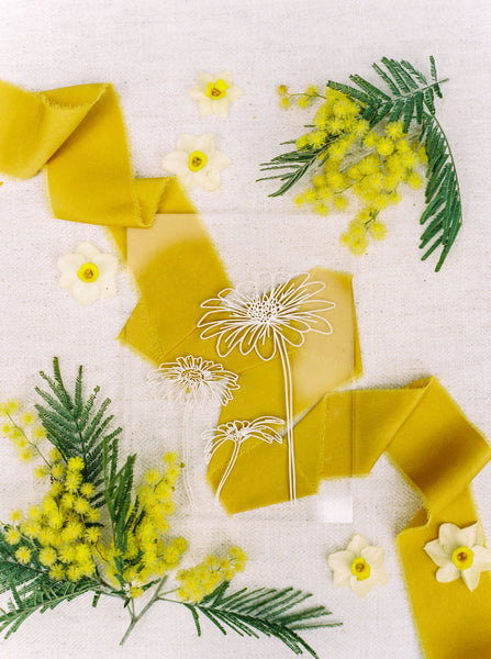 Lemon Silk Ribbon | Silk Ribbon