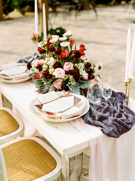 Blush Pink Table Runner