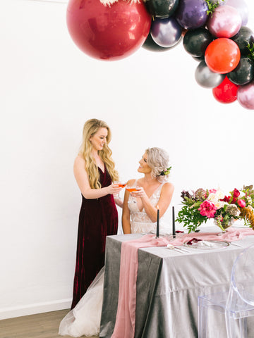 Light Pink Silk Table Runner - Partycrushstudio