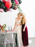 Light Pink Silk Table Runner - Partycrushstudio