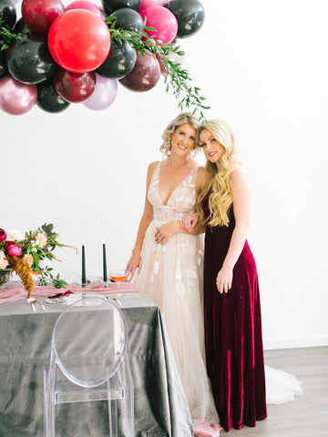 Light Pink Silk Table Runner - Partycrushstudio