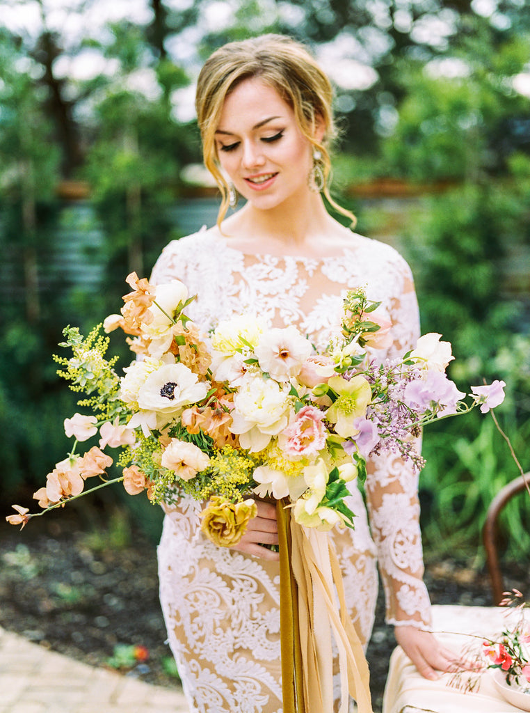 Golden Mustard Velvet Ribbon | Silk Velvet Ribbon