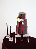 Maroon Silk Ribbon - Partycrushstudio