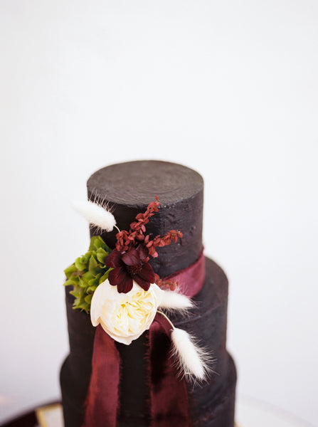 Maroon Silk Ribbon - Partycrushstudio