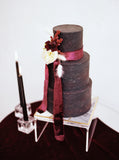 Maroon Silk Ribbon - Partycrushstudio