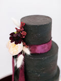 Maroon Silk Ribbon - Partycrushstudio