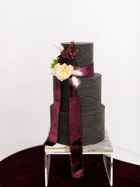 Maroon Silk Ribbon - Partycrushstudio