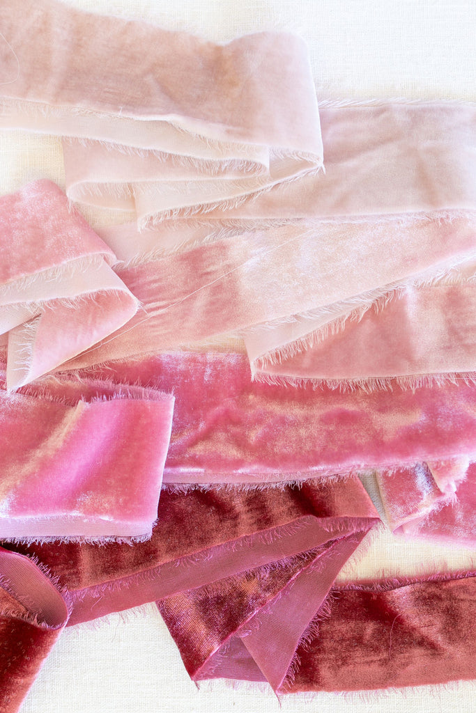 Toinette, Blush Pink Silk Charmeuse Ribbon – Nettle + Silk