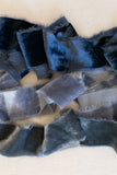 Grey Silk Velvet Ribbon | Charcoal Silk Velvet Ribbon | Black Silk Velvet Ribbon