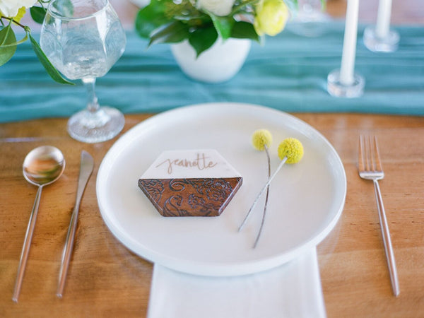 Seafoam Silk Crinkle Table Runner