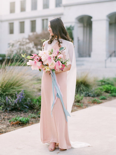 Magnolia Silk Ribbon | Powder Blue Silk Ribbon | Silk Ribbon