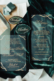 Emerald Velvet Table Runner - Partycrushstudio