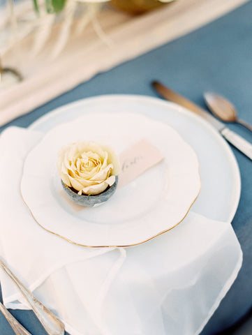 White Chiffon Napkins