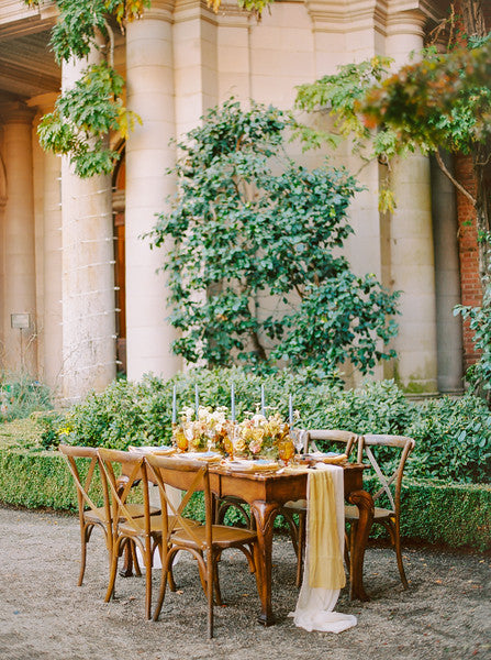 Marigold Silk Table Runner | Silk Table Runner