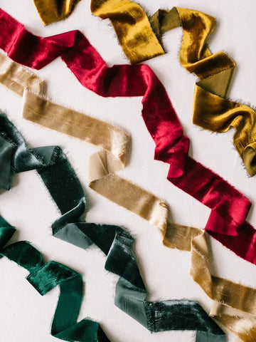 Silk Velvet Ribbon | Winter Collection