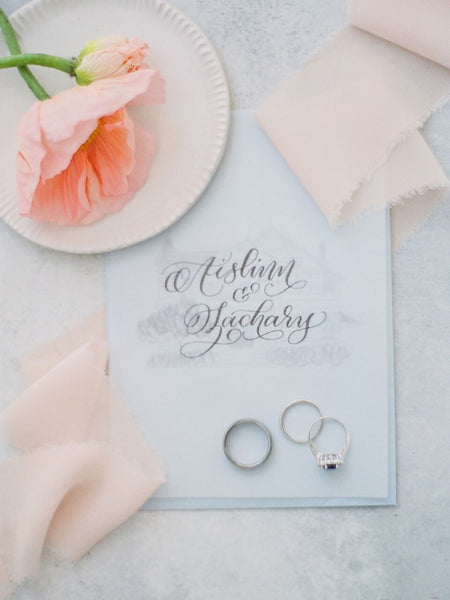 Blush Chiffon Ribbon - Partycrushstudio