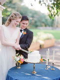 Royal blue Linen TableCloth