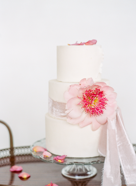 Peony Pink Silk Velvet Ribbon | Silk Velvet Ribbon