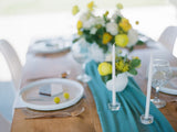 Seafoam Silk Crinkle Table Runner