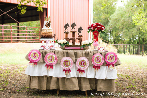 Ruffled  Burlap tablecloth - Partycrushstudio