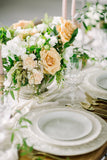 Ivory Gauze Table Runner | Ivory table runner | gauze table runner | wedding table linens | wedding tablecloths | silk table runner - Partycrushstudio