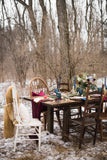 oxblood wedding decor | Gauze table runner | sheer table runner | reception decor | burgundy table runner | wedding tablecloth - Partycrushstudio