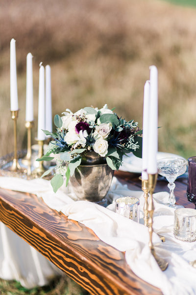 Gauze table runners for wedding - Partycrushstudio