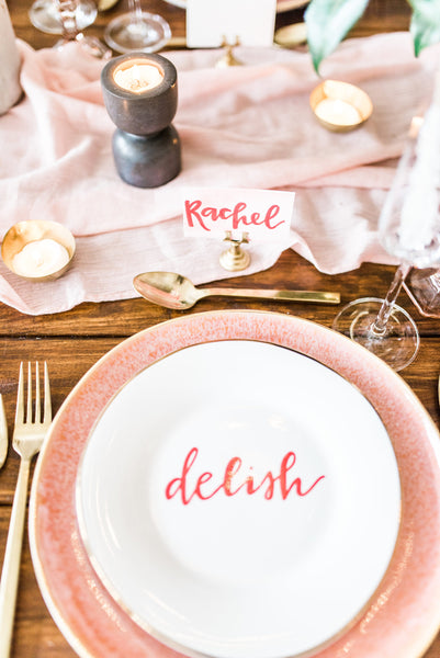 Blush Gauze Runner - Partycrushstudio