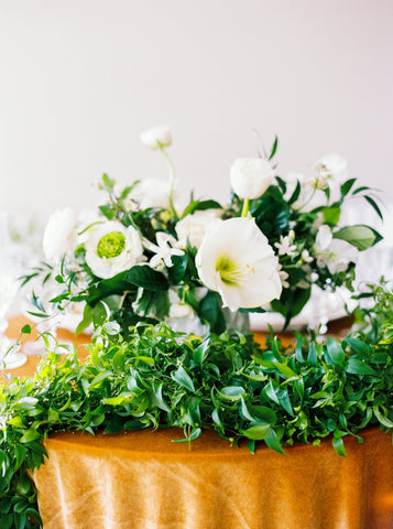 Golden Mustard Velvet Tablecloth - Partycrushstudio