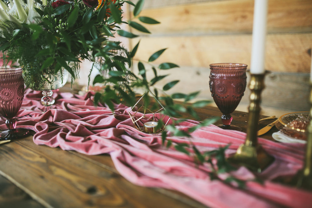 Velvet tablecloth | Velvet table runner | Velvet runner | Velvet linen | Wedding Table Decor | Velvet table Linen | wedding tablecloth - Partycrushstudio