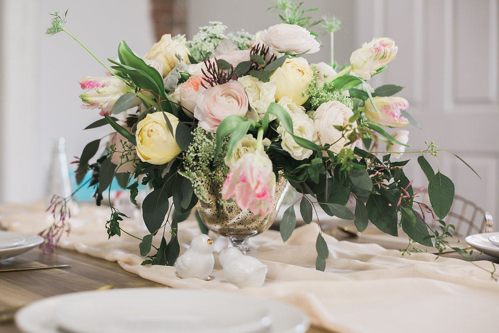 silk runner | blush silk table runner | silk table runner | blush ribbon|  blush table runner | blush silk chiffon table runner | wedding - Partycrushstudio